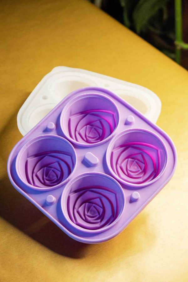 Bandeja de Silicone Roxa para Rosas GE - Ideal para Cultivar e Exibir Rosas em Casa - Durável e Prática - Entrega Rápida!