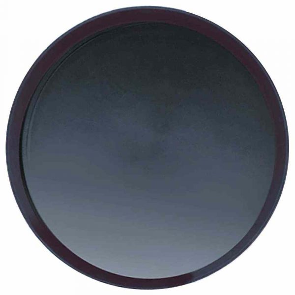 Bandeja antiderrapante preta de 40cm, ideal para servir com segurança. Compre online e garanta qualidade e praticidade em casa!