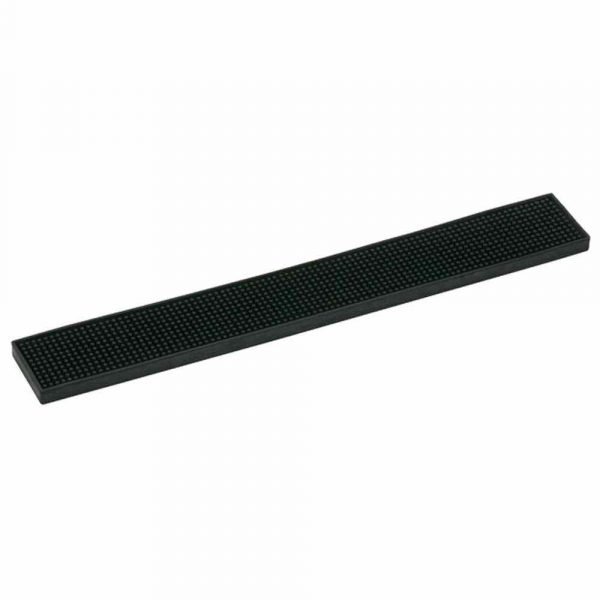 Tapete de bar preto sem bandeja de 60x8cm para organizar e embelezar o seu espaço. Produto de qualidade premium disponível online.
