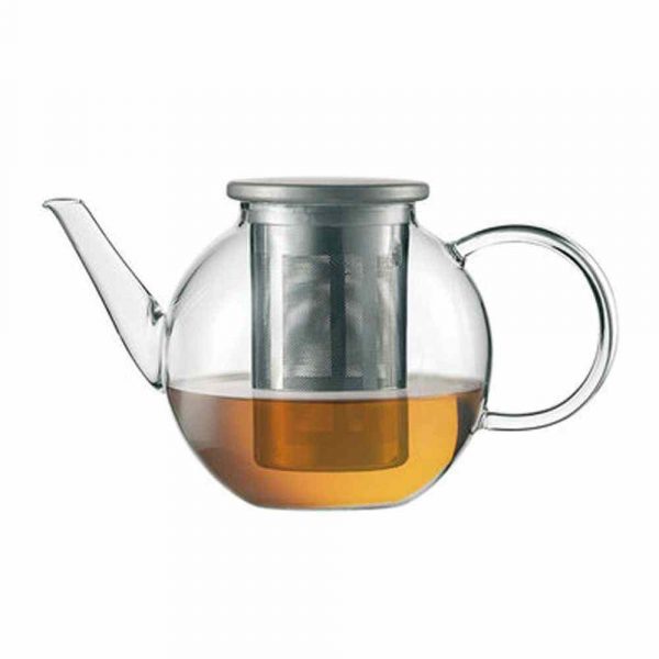 Bule de vidro Good Mood com filtro 40cl para chá, design exclusivo e elegante para momentos relaxantes em casa. Compre agora!