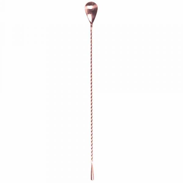 Colher de Bar Teardrop 47 Ronin em Cobre 40cm - Acessório de Bar Único e Sofisticado Para Coquetéis Exclusivos. Compre Agora!