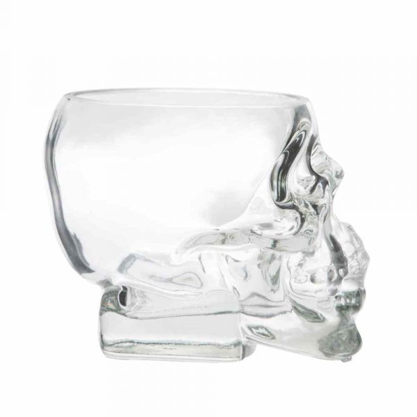 Copos de cocktail com design de caveira de 30cl para um visual único e divertido. Adicione estilo às suas bebidas favoritas!