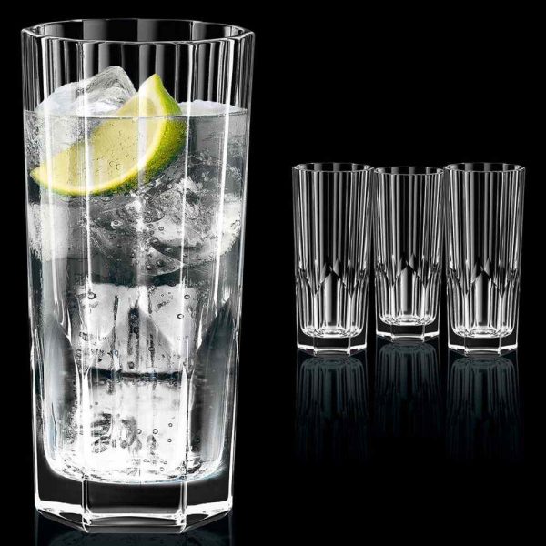 Copos Nachtman Cocktail Highball Aspen 4 x 30,9cl - Conjunto de copos de alta qualidade para cocktails elegantes. Ideal para brindar com estilo.