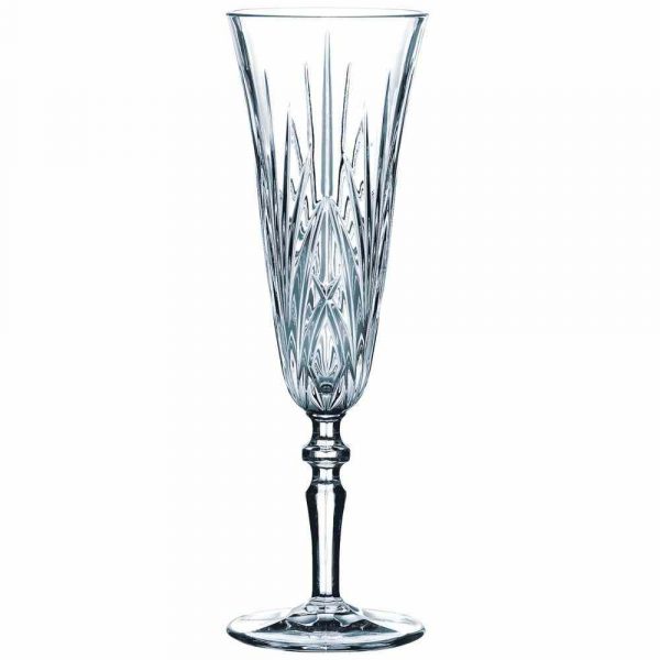 Taça de Champanhe Nachtmann Espumante Flakes Palais - Conjunto de 6 unidades de 14cl - Sofisticação e elegância para brindar com estilo. Ideal para ocasiões especiais.