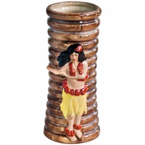 Copo Tiki Hula Menina 32cl, para uma bebida exótica e divertida. Aproveite momentos únicos com este copo de alta qualidade!