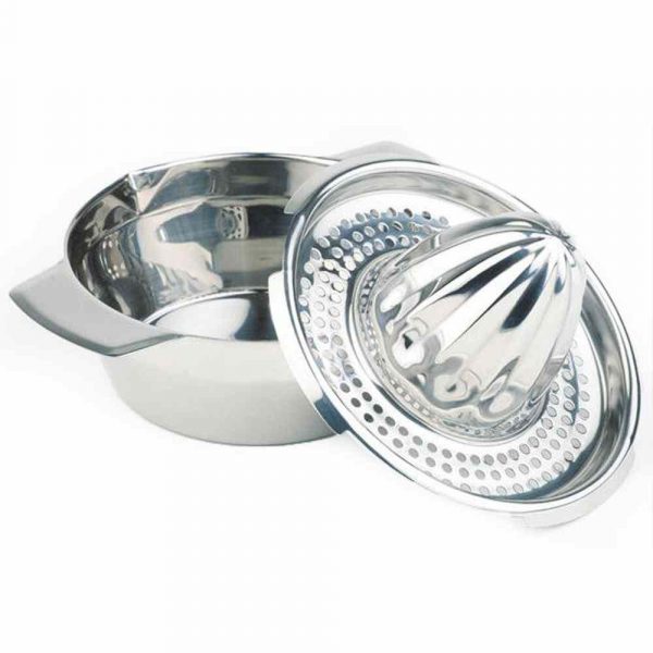 Espremedor de Citrinos Manual em Inox de Qualidade Superior - Ideal para Sumos Frescos e Naturais - Compre Agora Online!