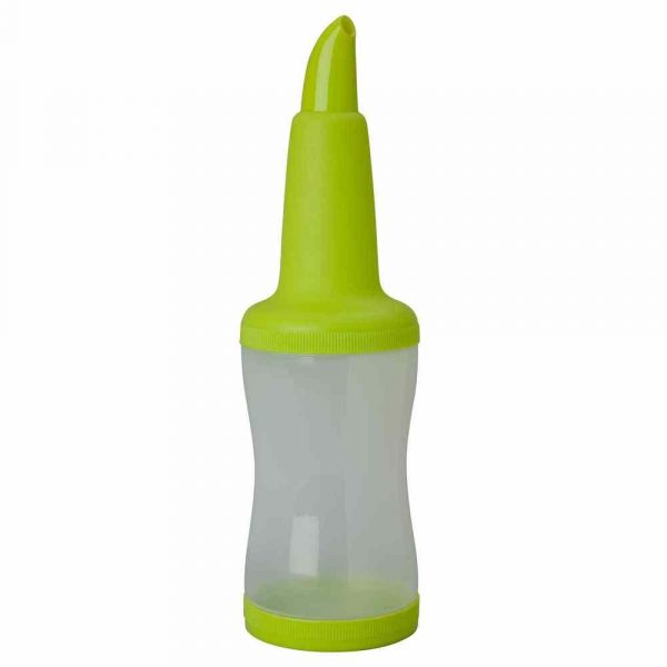 Recipienta de líquidos verde FREEPOUR 1LT em plástico resistente para uso prático. Ideal para despejar com precisão e estilo.