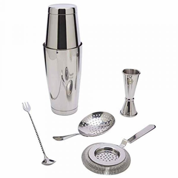 Conjunto de bar Speakeasy 5 peças para um cocktail impecável - Compre online agora!