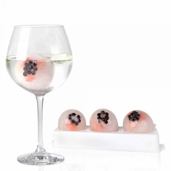 Molde para Gelo de 3 Esferas de 6cm em Silicone Resistente - Acessório de Bar Premium para Bebidas Geladas - Compre Online!
