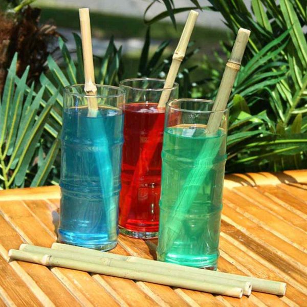 Palhinha de Bamboo premium para bebidas - Natural e sustentável, ideal para cocktails. Compre online e adote uma opção eco-friendly!