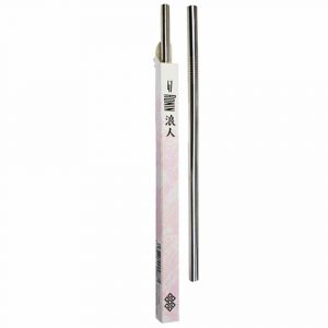 Palhinha inox de 21,5cm em aço inoxidável de qualidade premium para bebidas. Ideal para drinks e cocktails. Compre online agora!