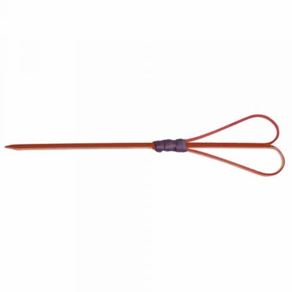 Palito de bambu em forma de coração colorido de 12cm (100 unidades) para decoração e uso em eventos especiais. Leve e sustentável.