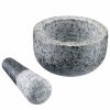 Pilão e almofariz em granito natural de alta qualidade, Ø13,1cm - Utensílio de cozinha durável e elegante. Compre online agora!