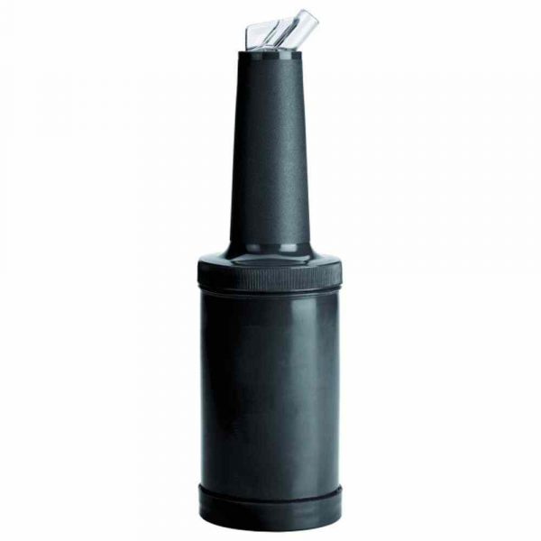 Frasco POUR N SAVER COMPLETO em preto, 946ml - A melhor solução para armazenamento. Mantenha seus alimentos frescos por mais tempo.