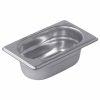 Recipiente Inox Gastronorm 1/9 de 100 mm - Durável recipiente de aço inoxidável para gastronomia. Tamanho 1/9 de qualidade superior. Compre online!
