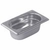 Recipiente Gastronorm Inox 1/9 65 mm - Armazene alimentos com precisão e qualidade neste recipiente gastronorm de aço inoxidável. Ideal para a sua cozinha profissional!