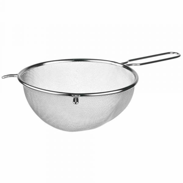 Filtro de malha fina de alta qualidade, diâmetro de 14cm em aço inoxidável - ideal para filtrar com eficácia. Compre já!